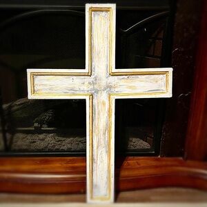 Rustic Wooden Cross Decor
